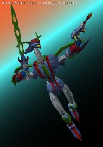 unicorion 3D Модель .c4d .max .obj .3ds .fbx .stl .blend 