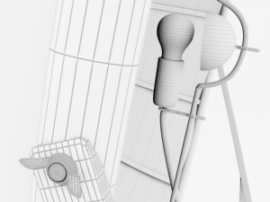 studio light umbrella 3D Model
