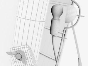 studio light umbrella 3D Model