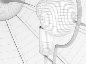 studio light umbrella 3D Model