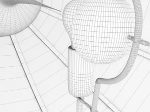 studio light umbrella 3D Model