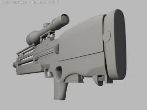 wa2000 3D Model