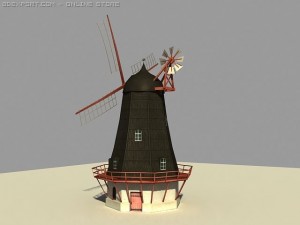 windmill 3D Model