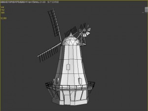 windmill 3D Model