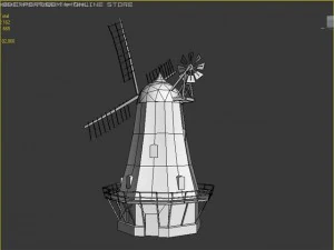 풍차 비슷한 것 3D 모델