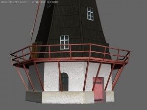 windmill 3D Model