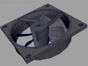 cooling fan 3D-Modell