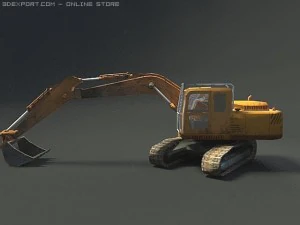 excavator 3D Model