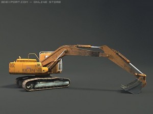 excavator 3D Model