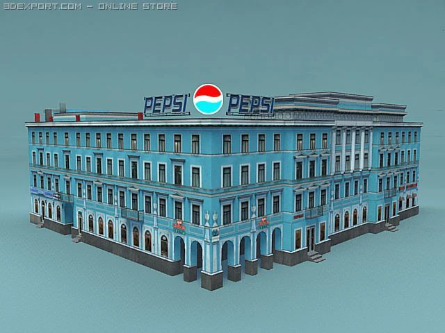 building stpetersburg 3D Model .c4d .max .obj .3ds .fbx .stl .blend 