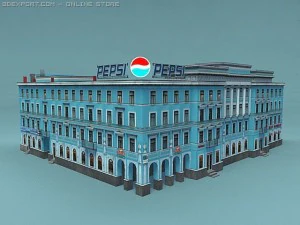 edificio San Pietroburgo Modello 3D