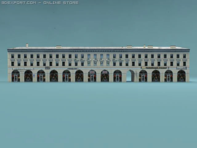 buliding stpetersburg 3D Model .c4d .max .obj .3ds .fbx .stl .blend 