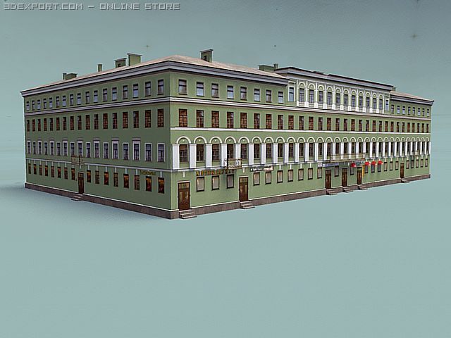 building stpetersburg Modelo 3D .c4d .max .obj .3ds .fbx .stl .blend 