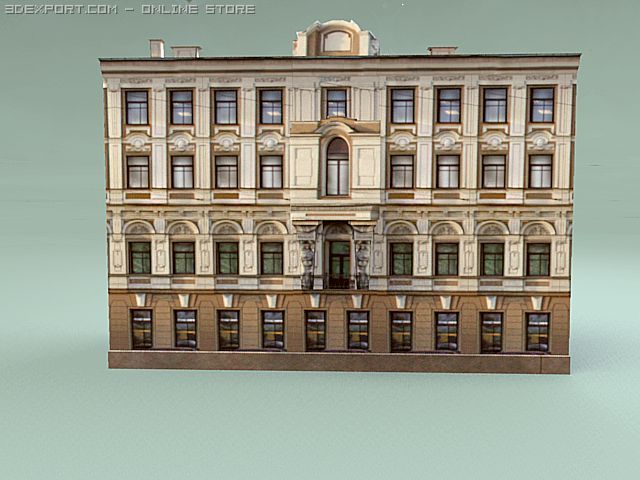 building stpetersburg Modello 3D .c4d .max .obj .3ds .fbx .stl .blend 
