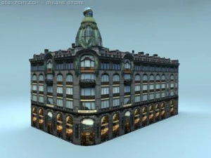 constru&ccedil;&atilde;o de s&atilde;o petersburgo Modelo 3D