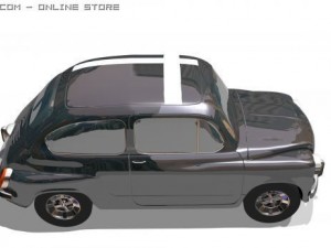 fiat 600 1968fitito 3D Модель