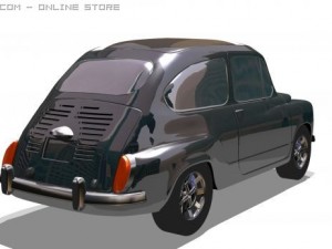 fiat 600 1968fitito 3D Modell