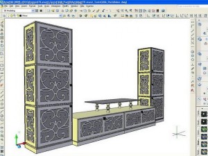 tvstand from tonincasa fabric 3D मॉडल