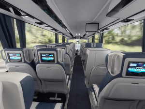 irizar i8 with interior Model 3D