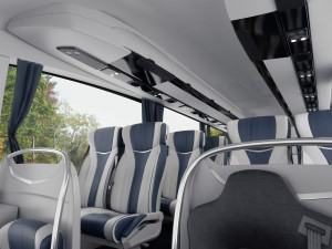 irizar i8 with interior Model 3D