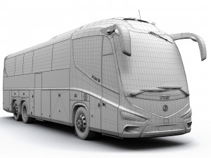 irizar i8 with interior Model 3D