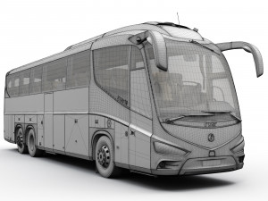irizar i8 with interior Model 3D