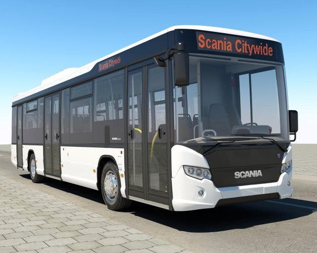 bus citywide le 2011 3D Модель .c4d .max .obj .3ds .fbx .stl .blend 