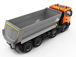 truck xt 8x4 3D Model