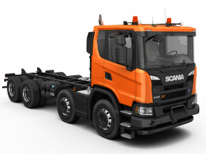 truck xt 8x4 3D Модель