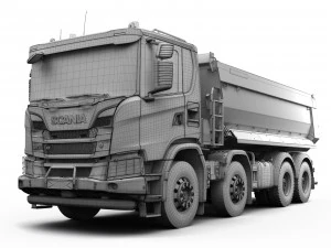 truck xt 8x4 3D Model
