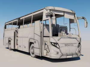 bus touring 2010 3D-Modell