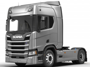 truck r 500 with trailer Modèle 3D
