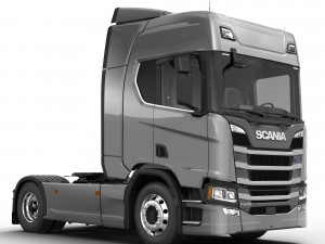 truck r 500 with trailer Modèle 3D