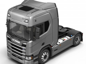 truck r 500 with trailer Modèle 3D