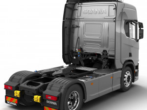 truck r 500 with trailer Modèle 3D