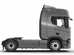 truck r 500 with trailer Modèle 3D