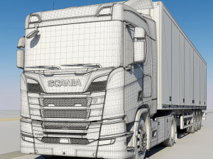 truck r 500 normal 3D 모델