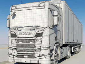 truck r 500 normal 3D Model