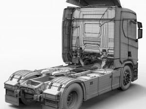 truck r 500 normal 3D Model