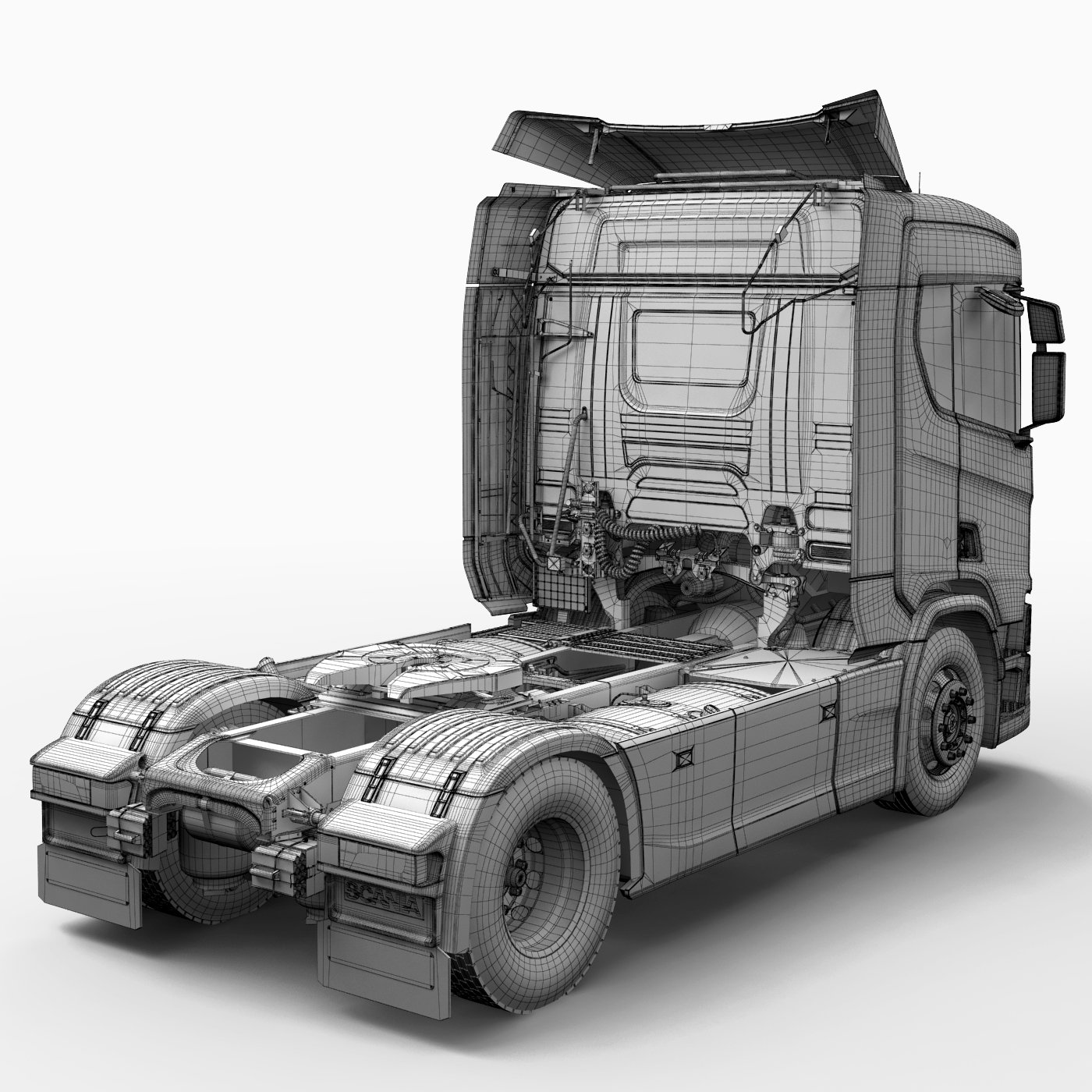 Volvo FMX 500 8x4 Billencs Dump Truck 3D model - TurboSquid