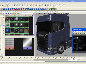 truck s730 semi truck 3D Модель