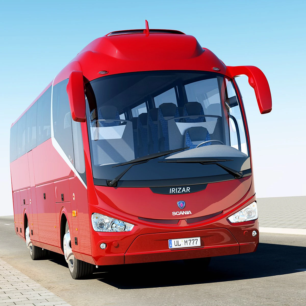 irizar i6 3D Model .c4d .max .obj .3ds .fbx .stl .blend 