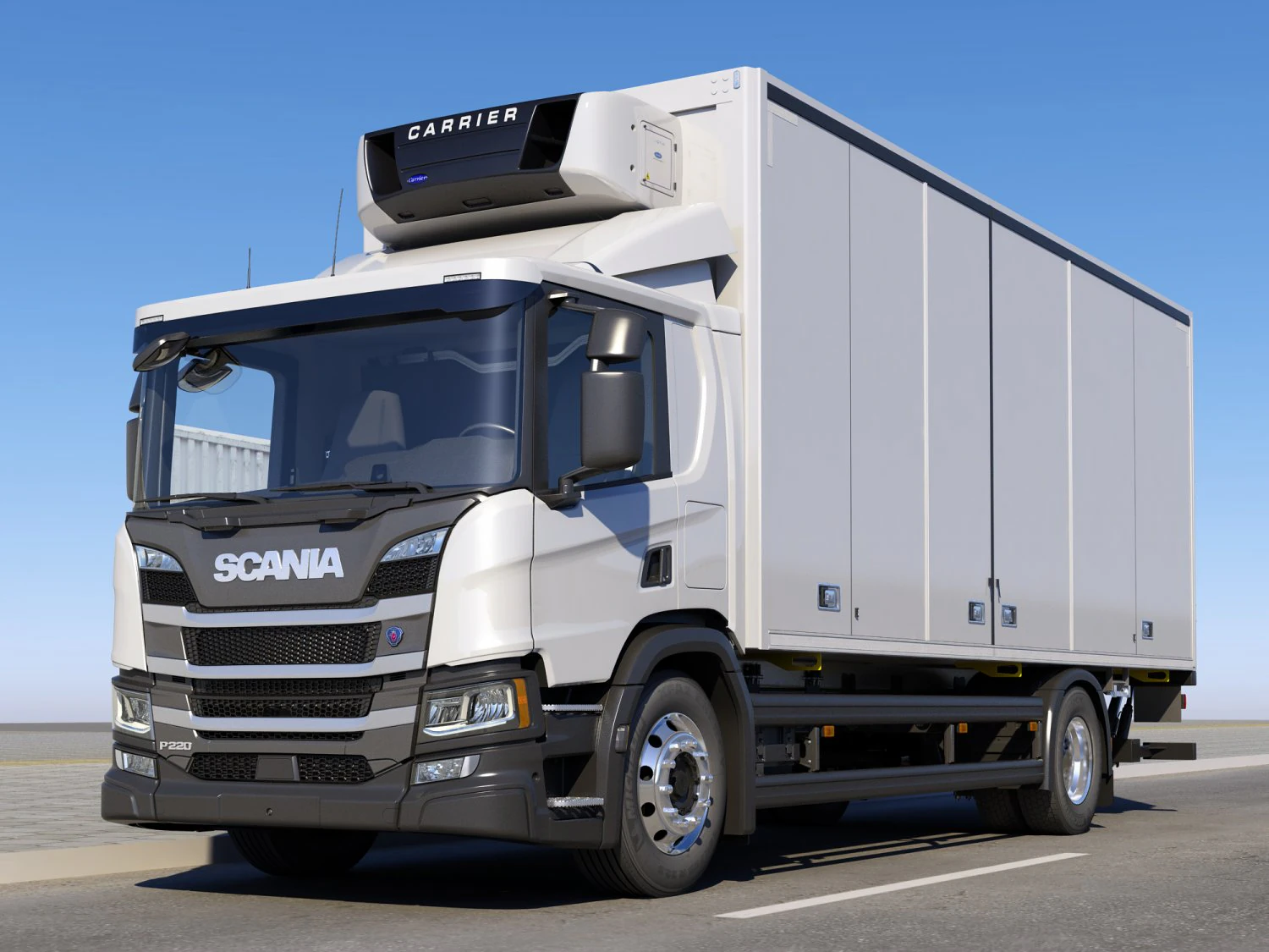 truck p-day cab 3D Model .c4d .max .obj .3ds .fbx .stl .blend
