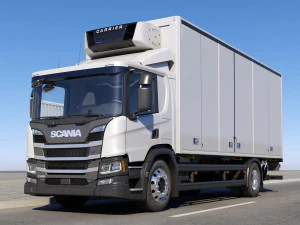 kamyon p-g&uuml;nl&uuml;k taksi 3D Model