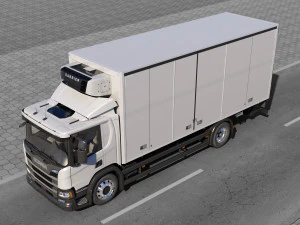 truck p-day cab 3D Model