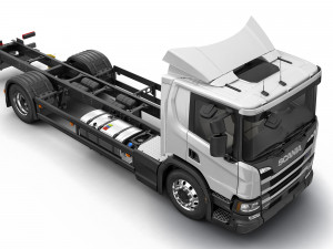 truck p-day cab 3D Model