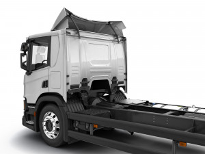truck p-day cab 3D Model