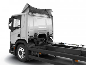 truck p-day cab 3D Model