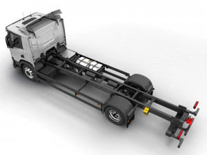 truck p-day cab 3D Model