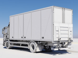 truck p-day cab 3D Model